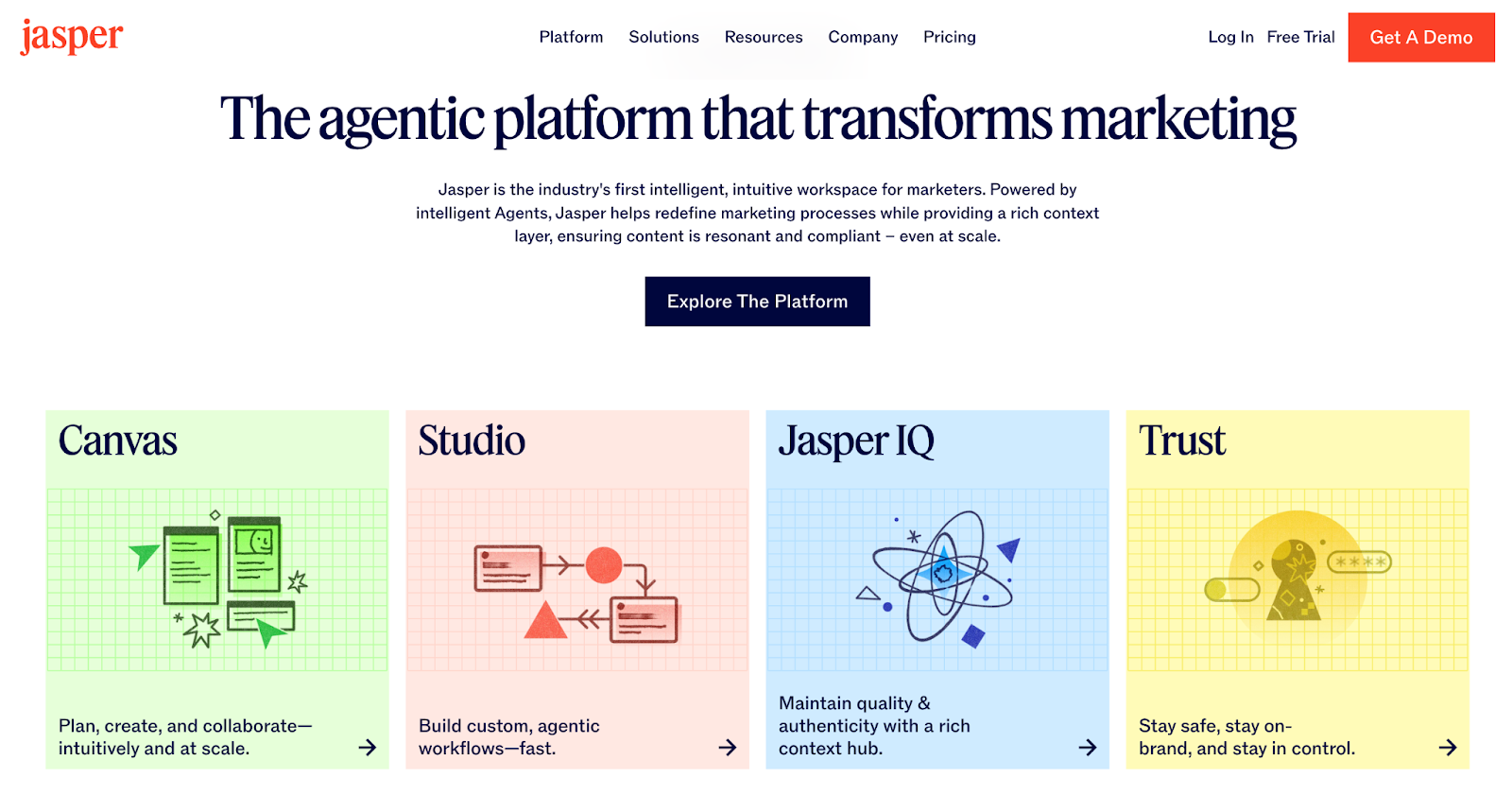 Jasper Landing Page
