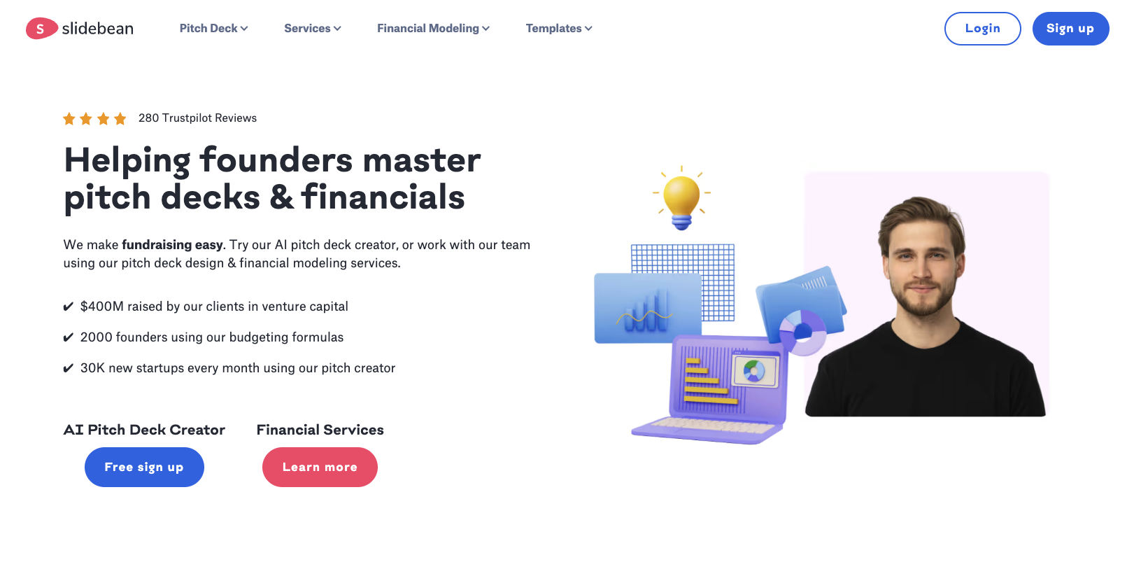 Slidebean Landing Page