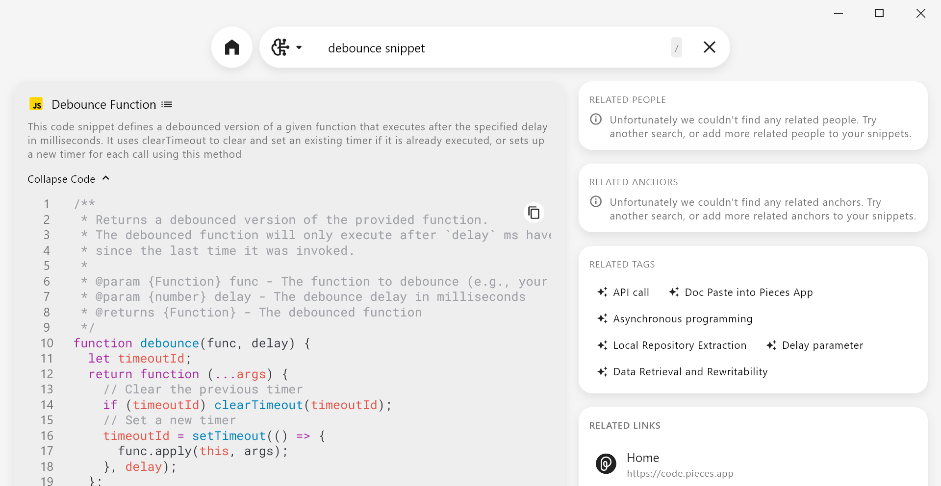 Pieces for Developers Code Generator