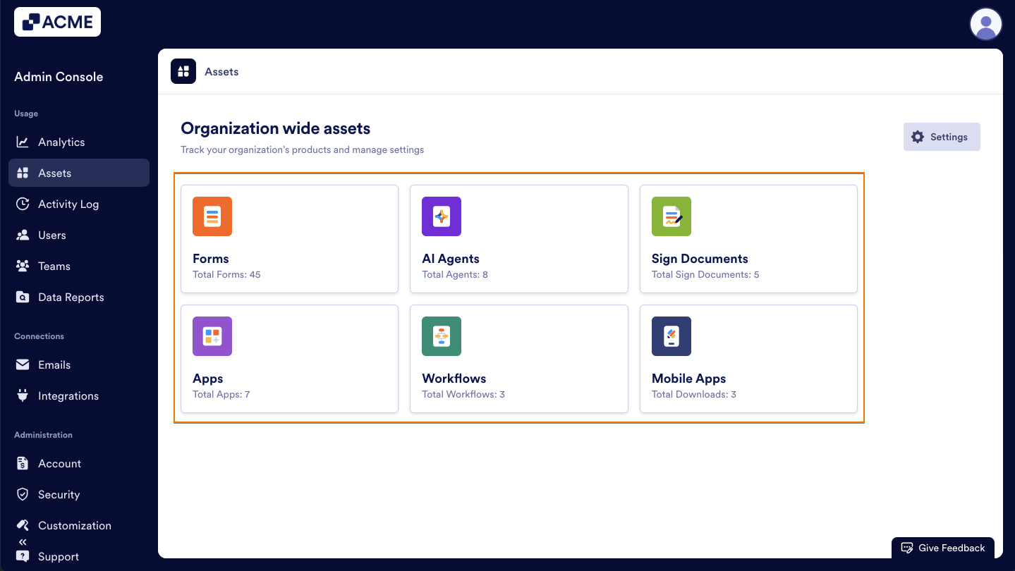 How to View and Manage Assets In Your Organization from the Admin Console Image-2