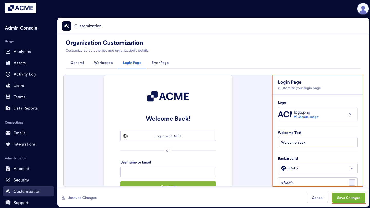 How to Customize Organization-wide Settings in the Admin Console Image-13