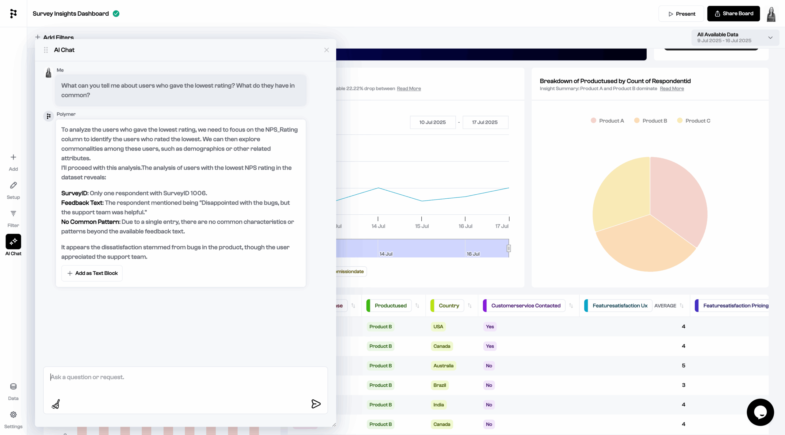 Polymer User Interface
