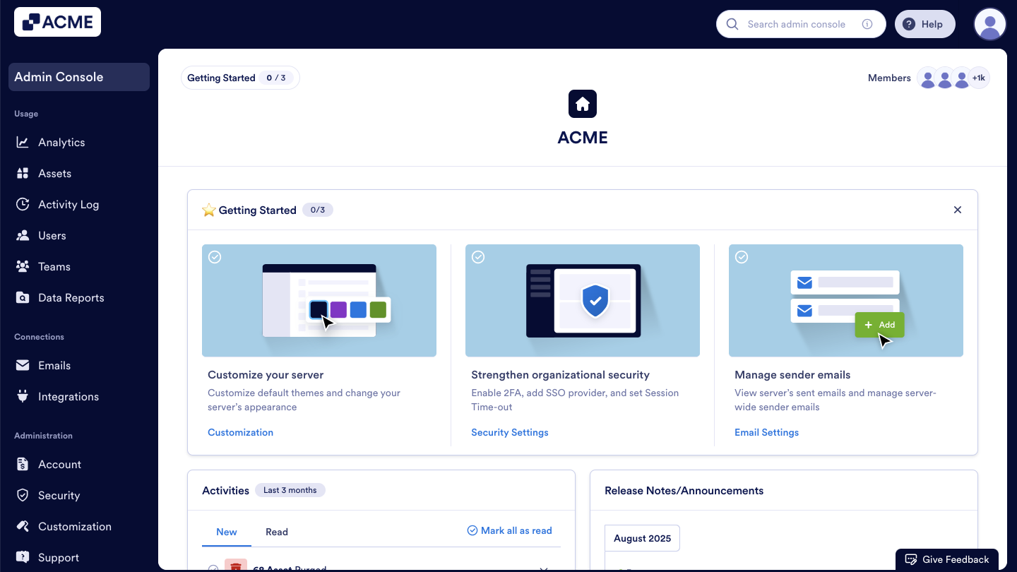 What is the Admin Console? Image-1