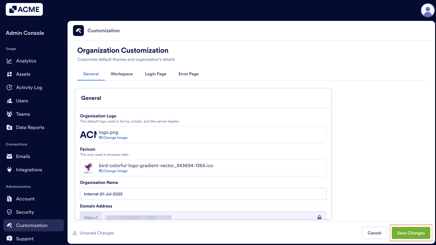 How to Customize Organization-wide Settings in the Admin Console Image-7
