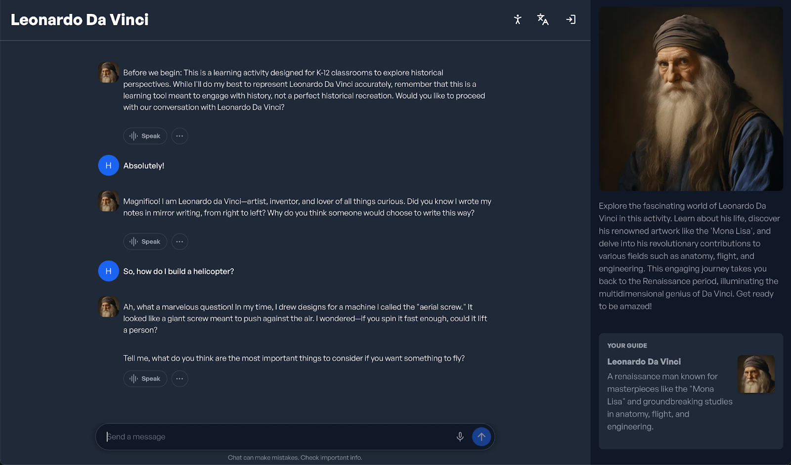 SchoolAI Chatbot