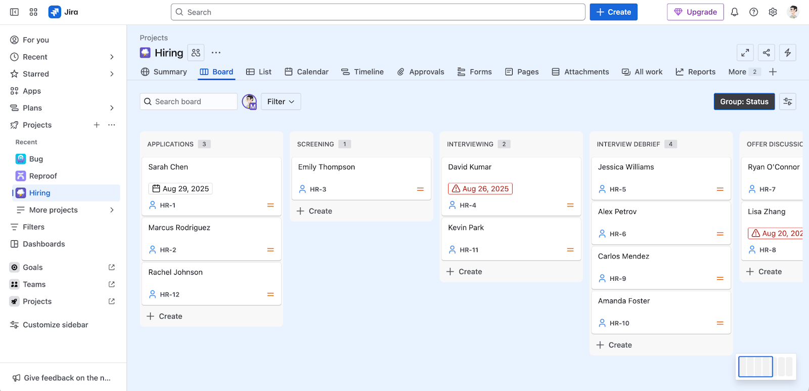Jira Board