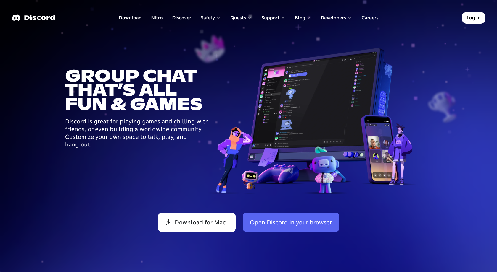 Discord Landing