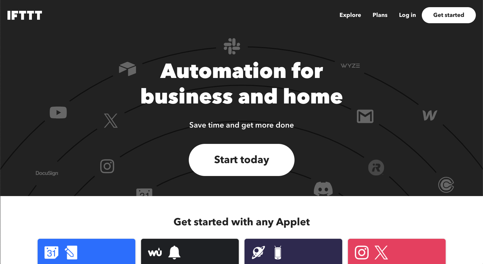 IFTTT Landing