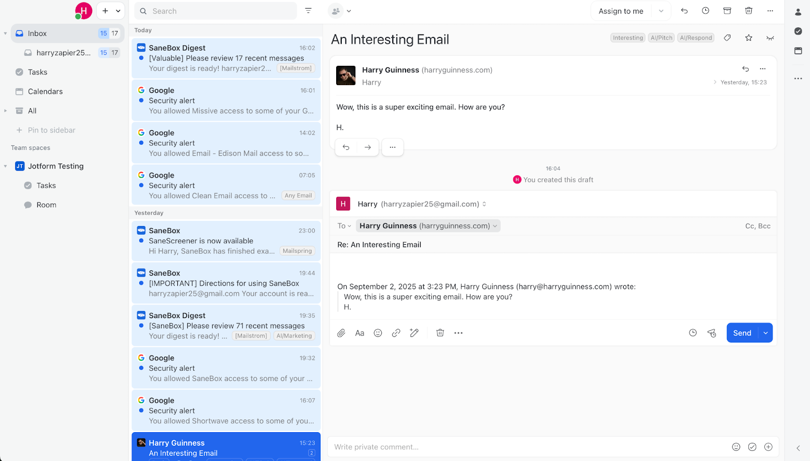 Missive AI Email Assistant