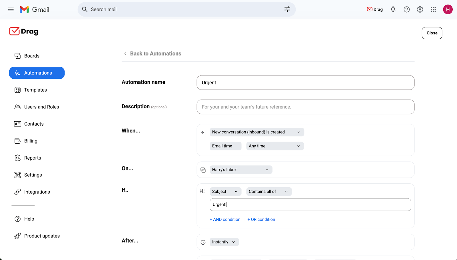 Drag AI Email Assistant