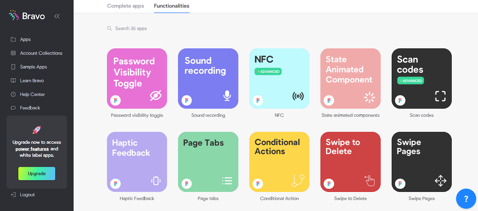 Bravo User Interface
