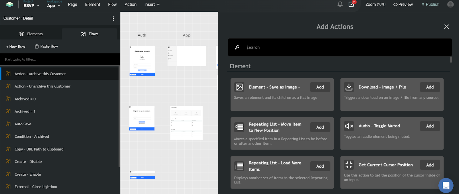 Bildr User Interface