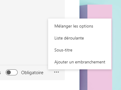 Image d’un écran d’ordinateur avec un menu contextuel affiché