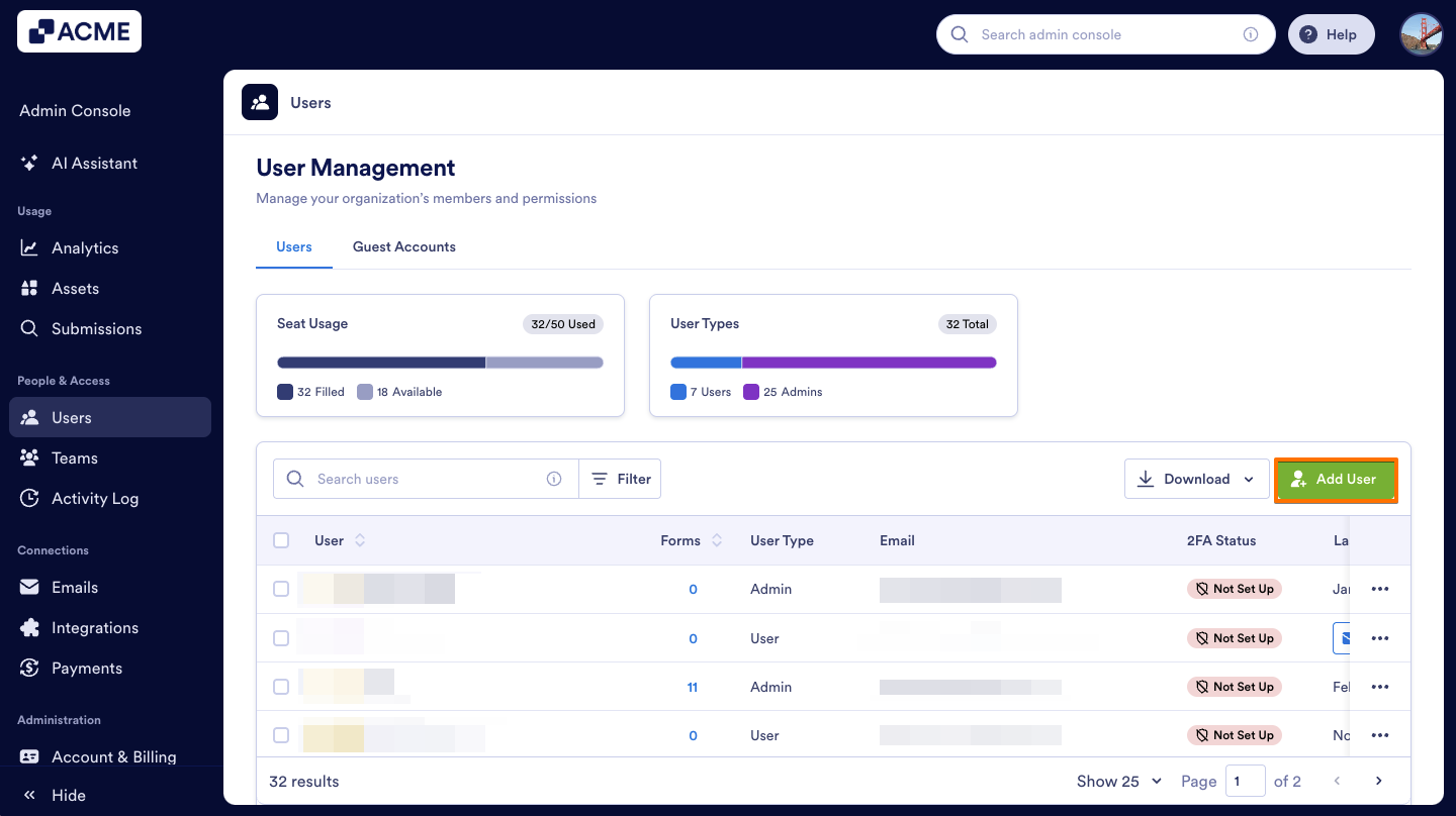 How to Create Users in Your Organization from the Admin Console Image-2