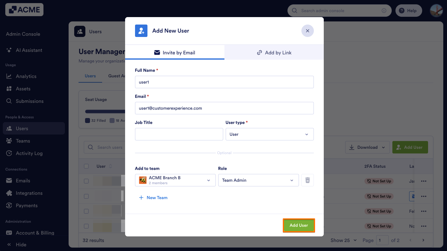 How to Create Users in Your Organization from the Admin Console Image-8