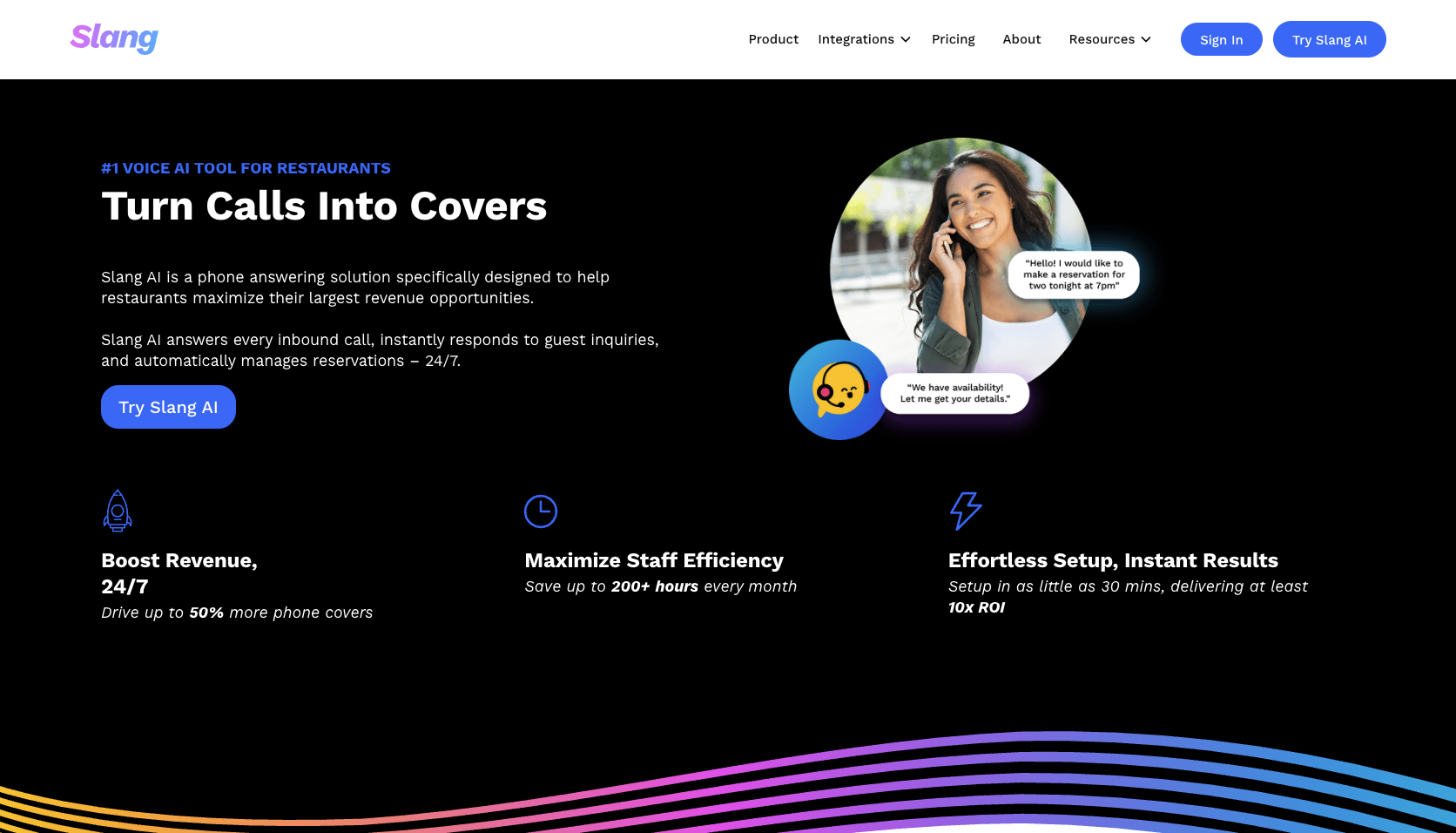 Slang Landing Page