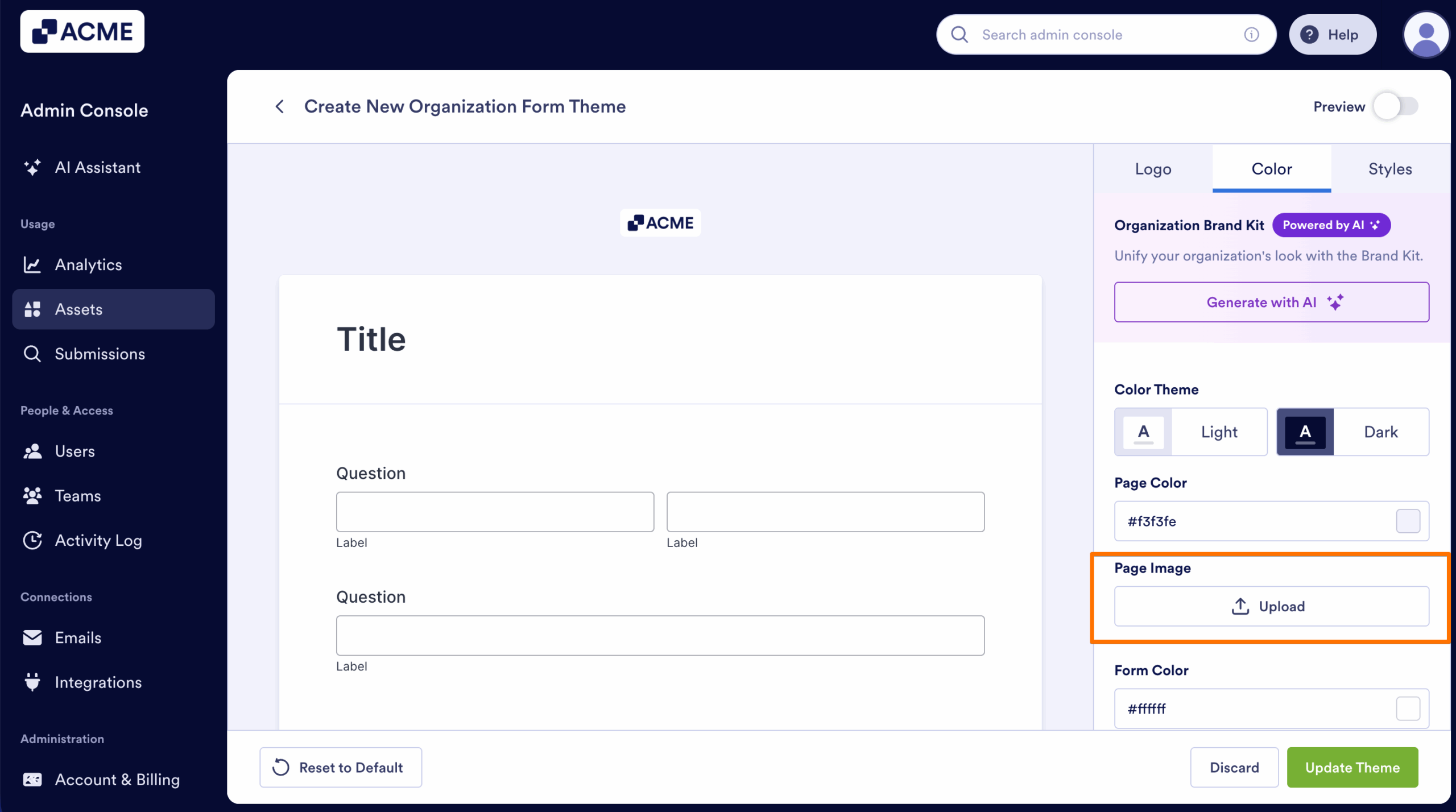 How to Create and Manage Form Theme Organization-Wide from the Admin Console Image-17