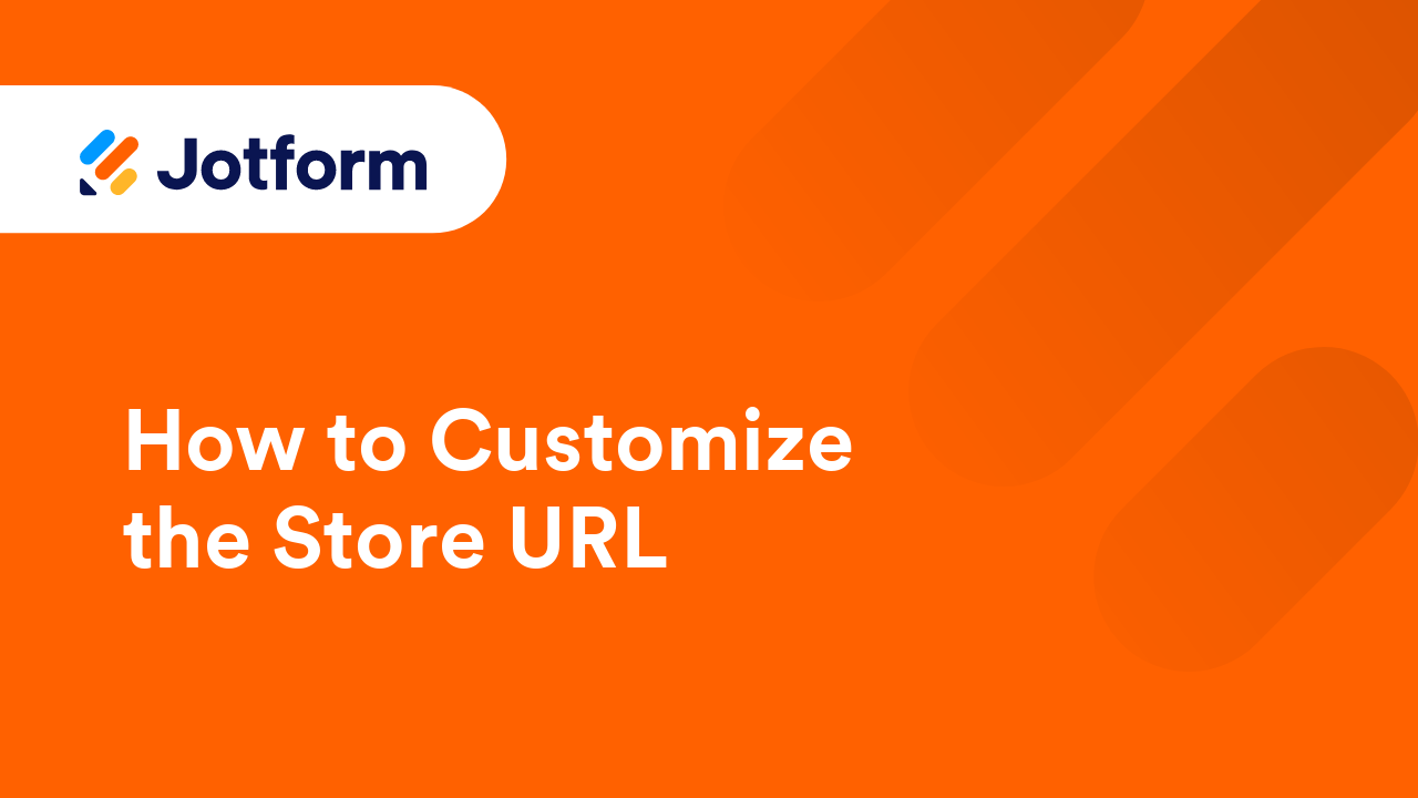 Jotform Store Builder