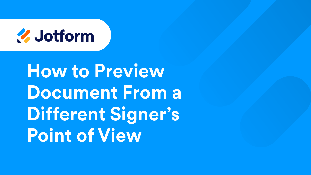 Jotform Sign