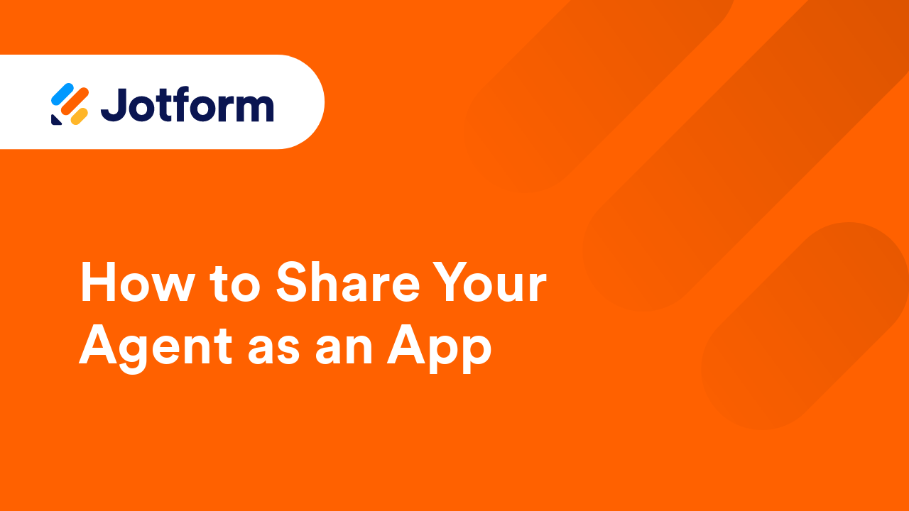 Jotform AI Agents