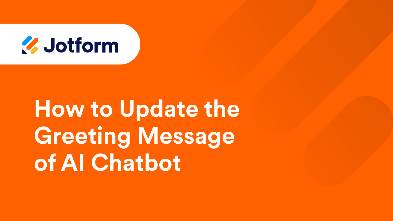 Jotform AI Agents