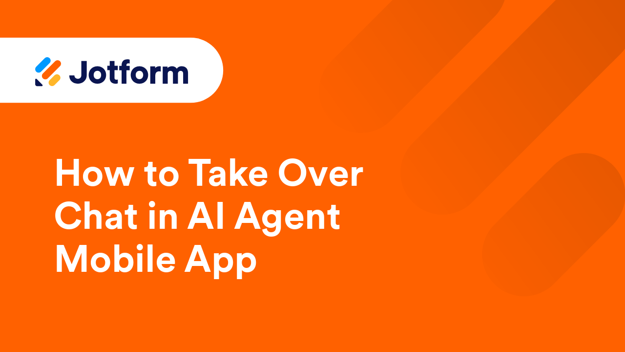 Jotform AI Agents
