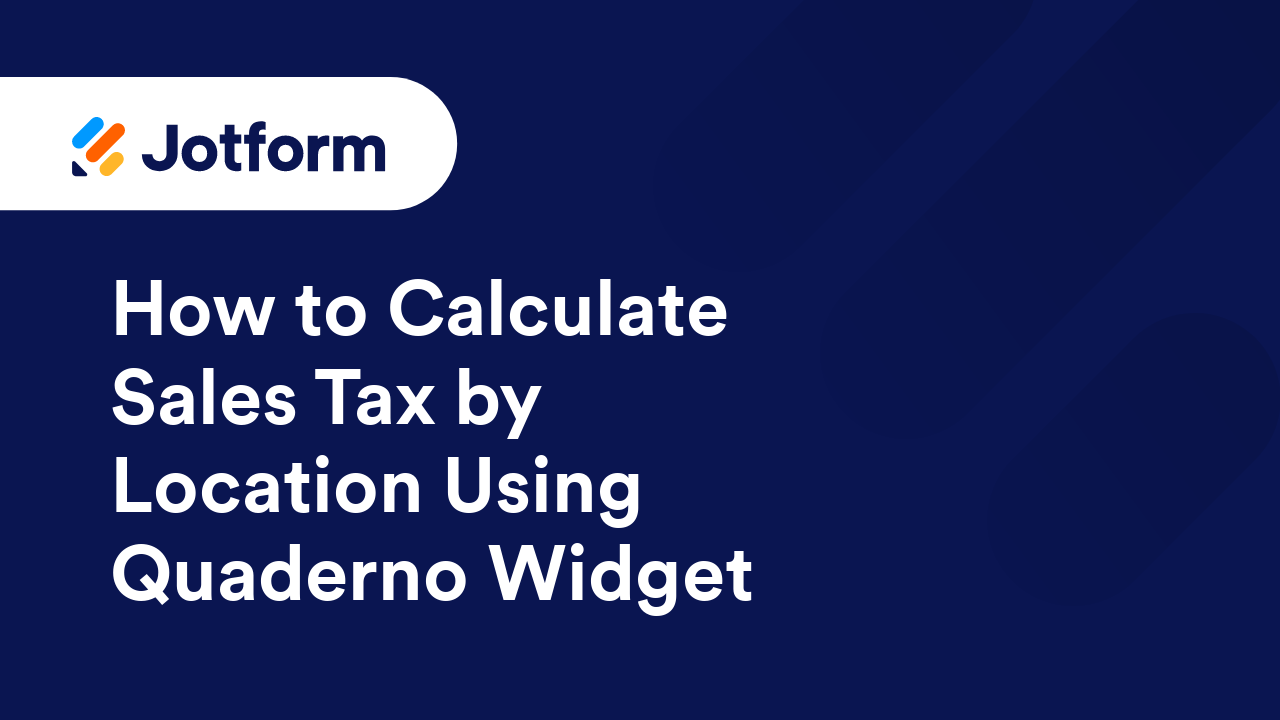 Jotform Widgets