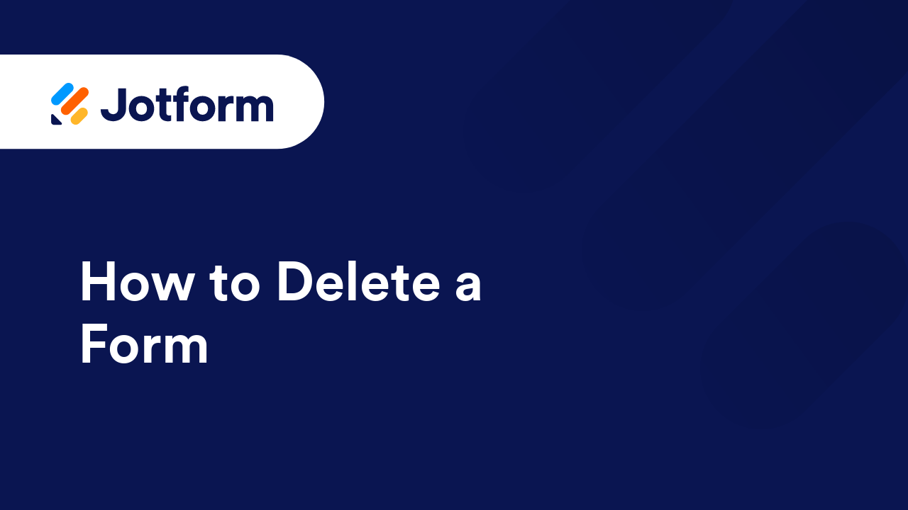 Manage Forms
