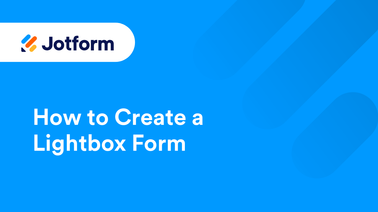 Create Forms