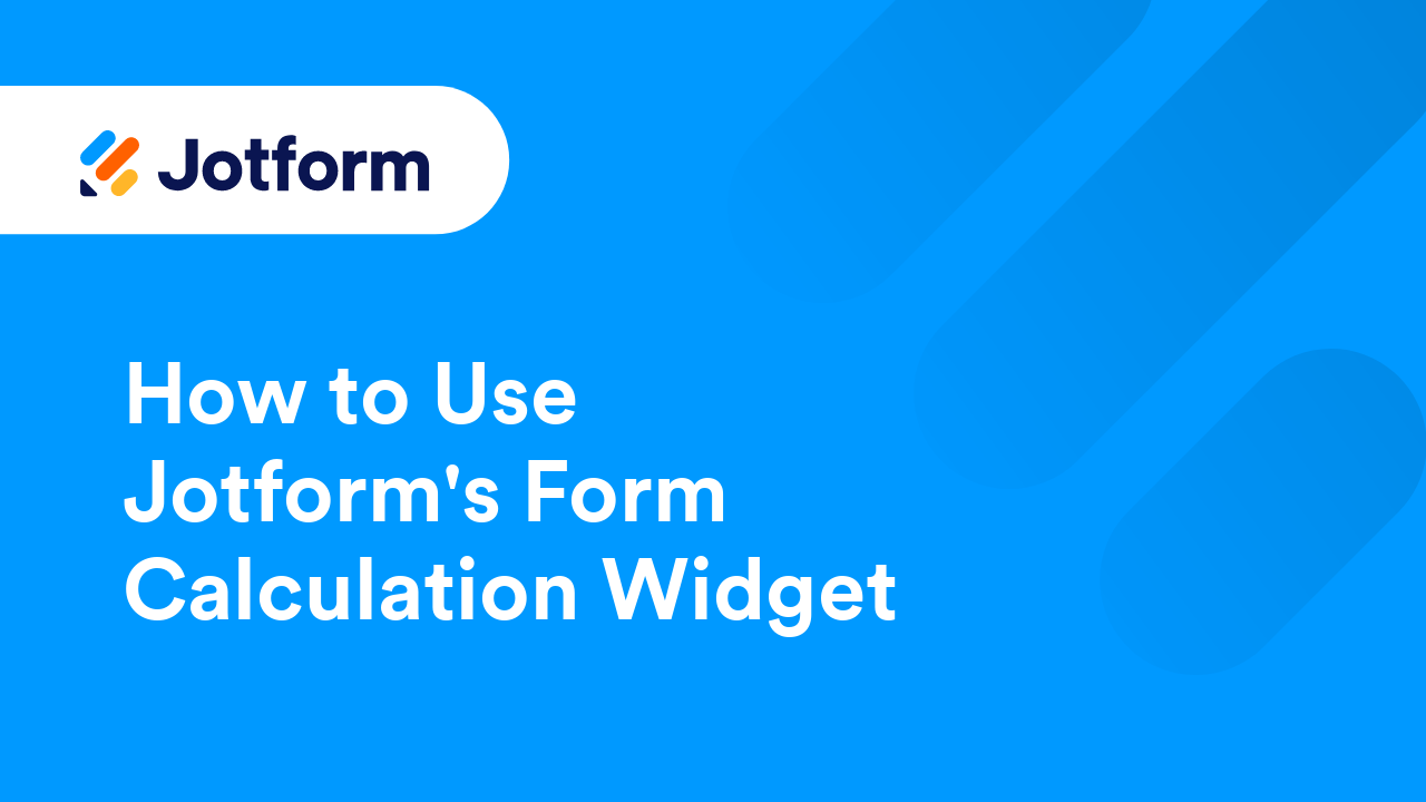 Form Calculations