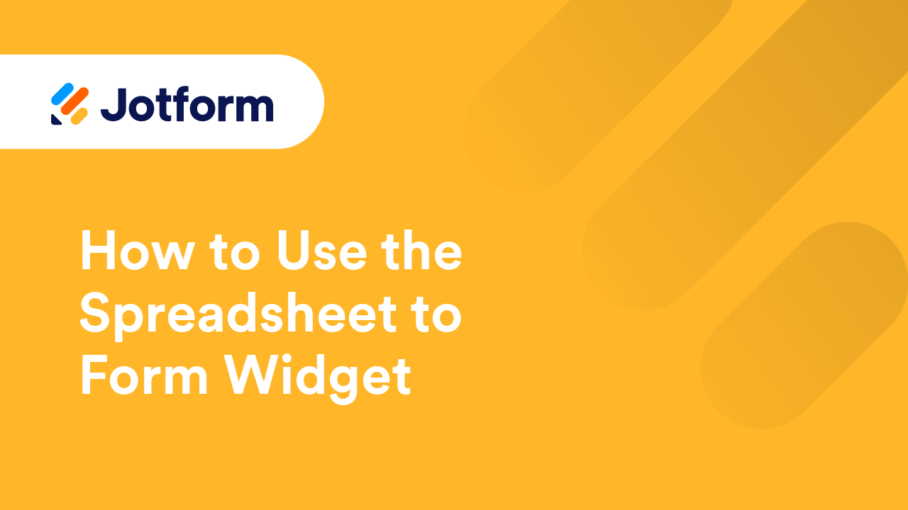Jotform Widgets