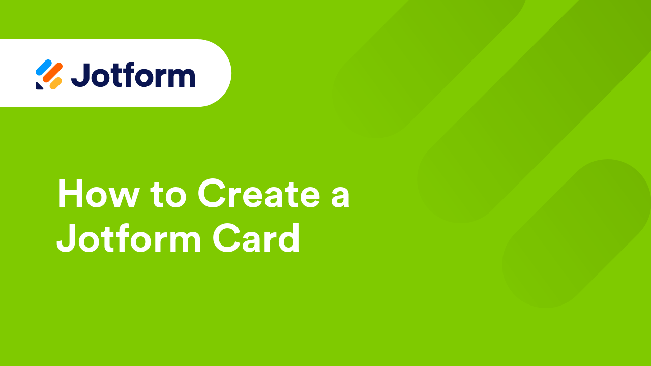 Card Forms