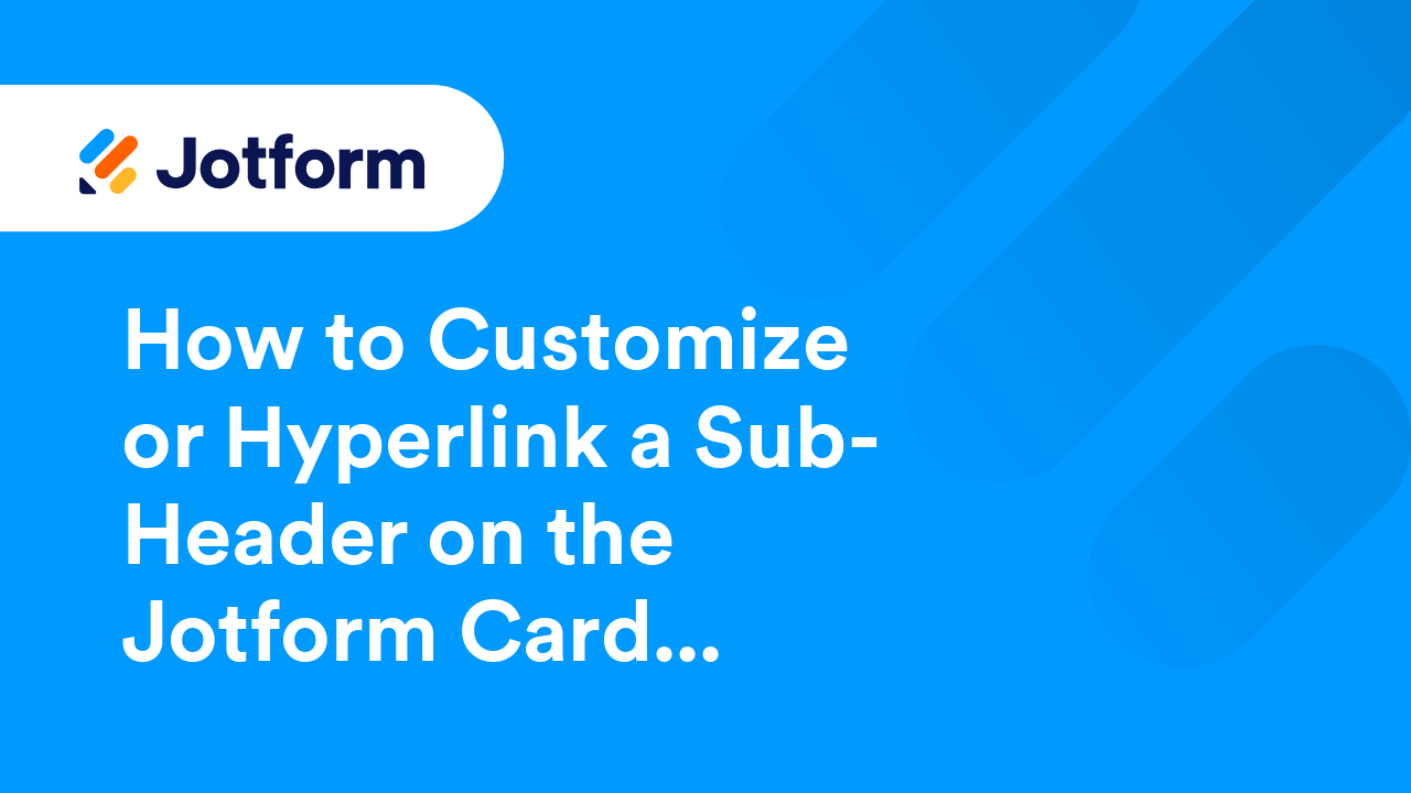 Card Forms