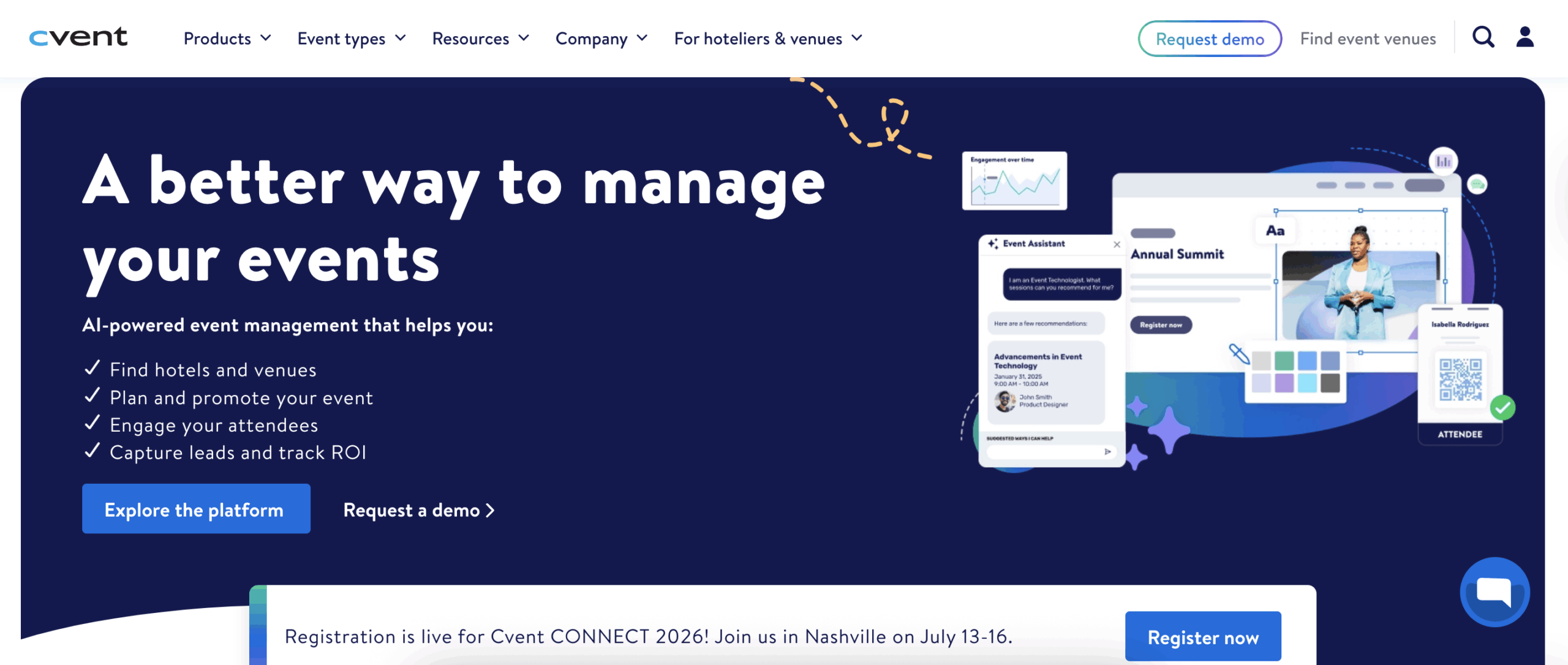 Cvent Landing Page