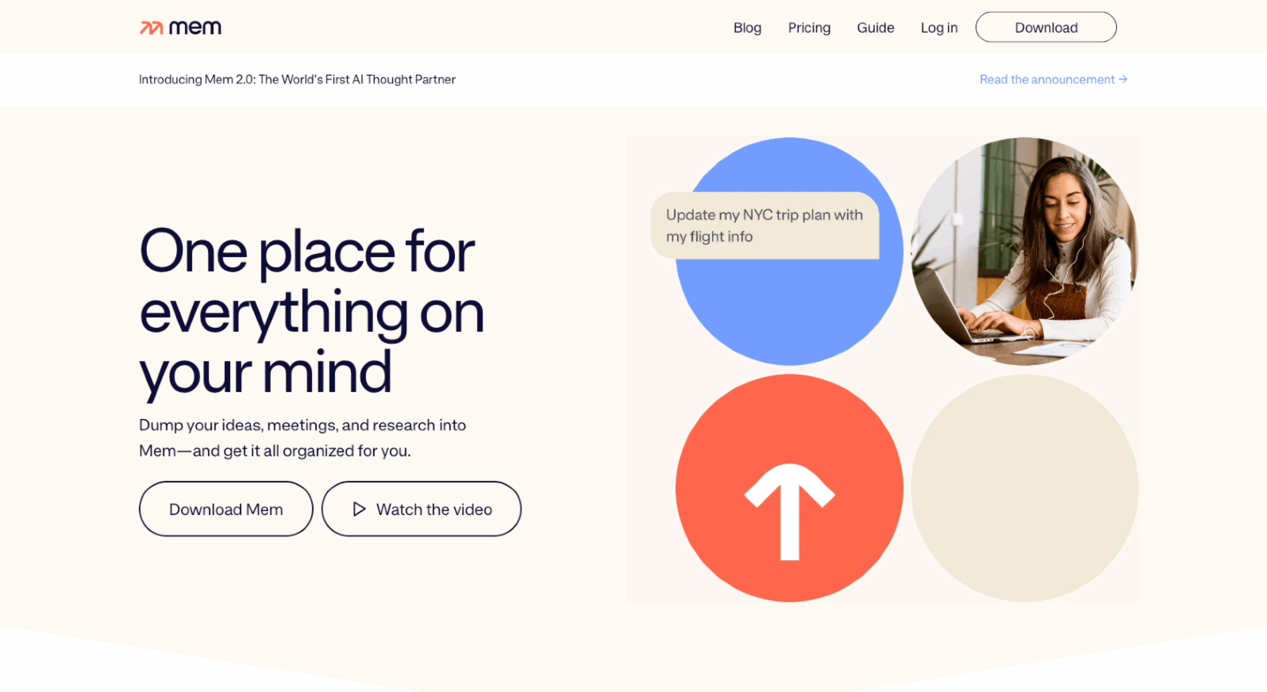Mem Landing Page
