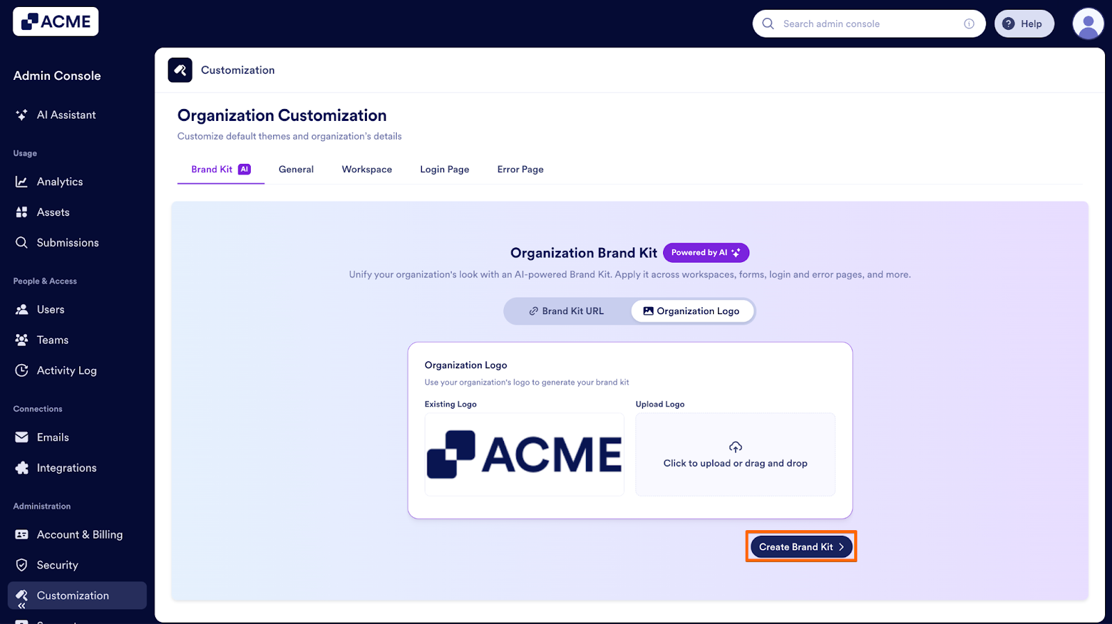 How to Create a Brand Kit for Your Organization from the Admin Console Image-9