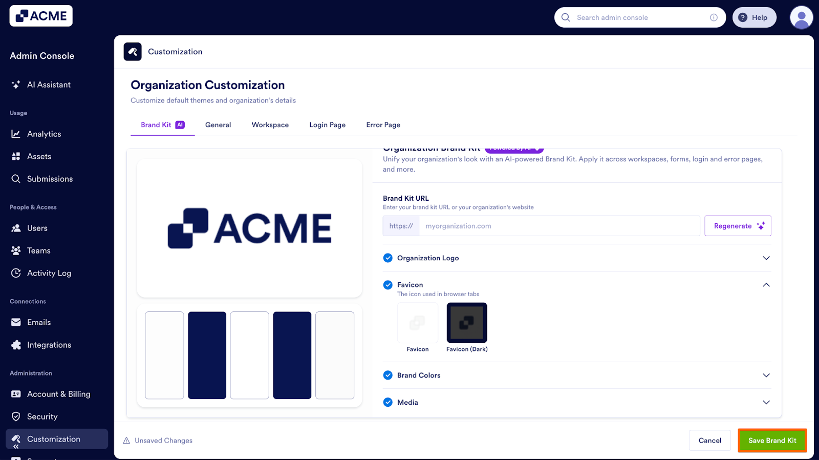 How to Manage and Update the Organization’s Brand Kit from the Admin Console Image-15