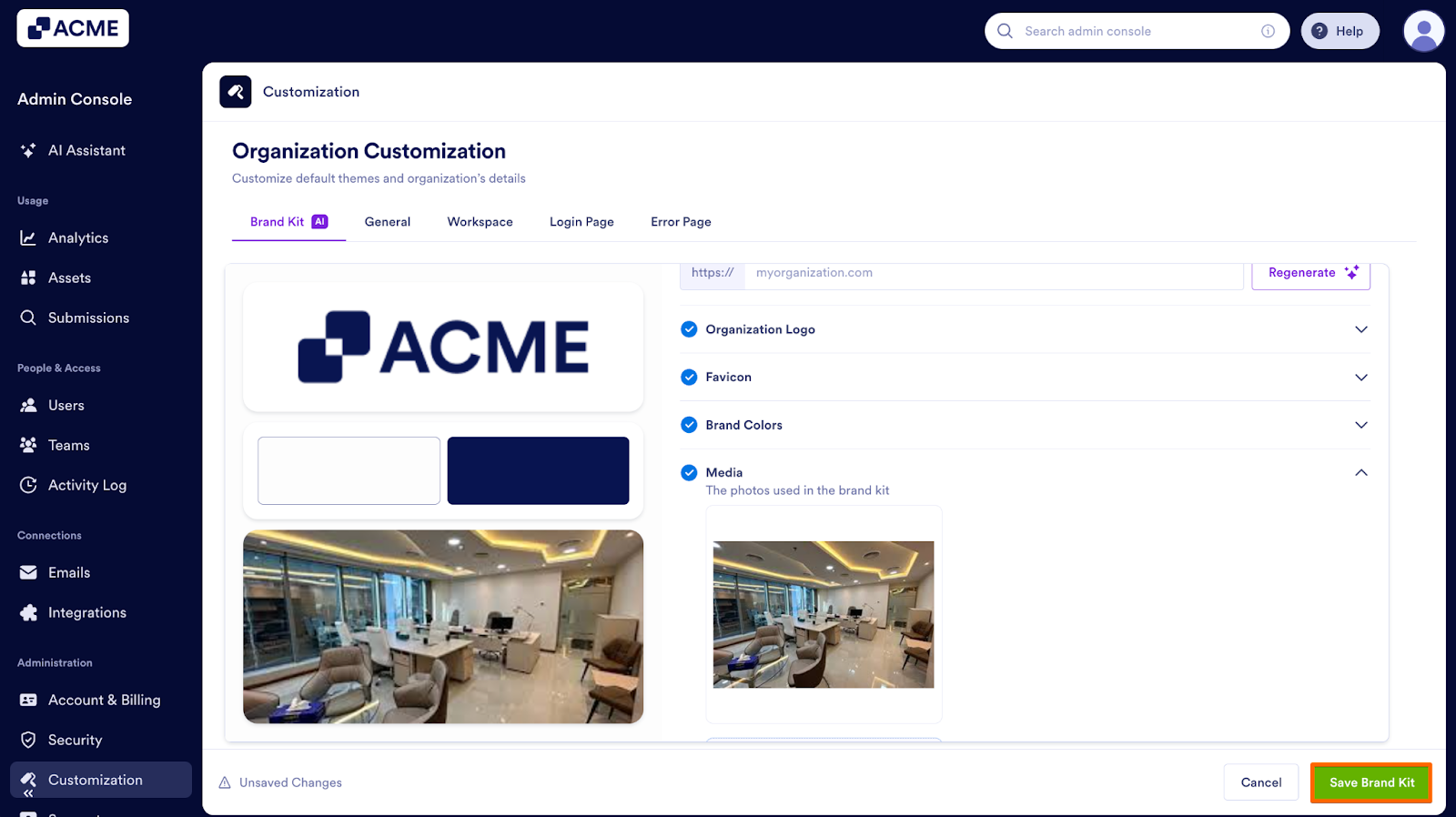 How to Manage and Update the Organization’s Brand Kit from the Admin Console Image-28
