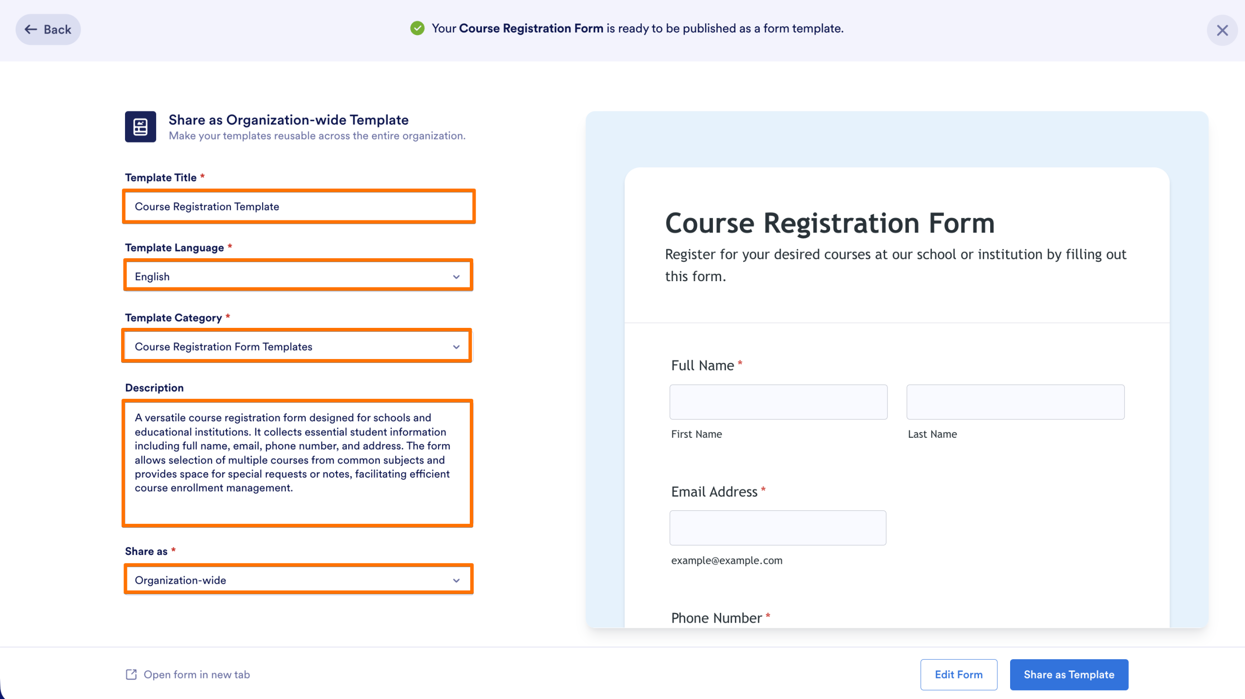 How to Create an Organizational Form Template Image-6