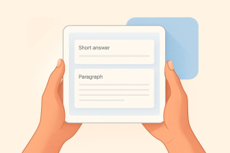Short answer vs paragraph in Google Forms