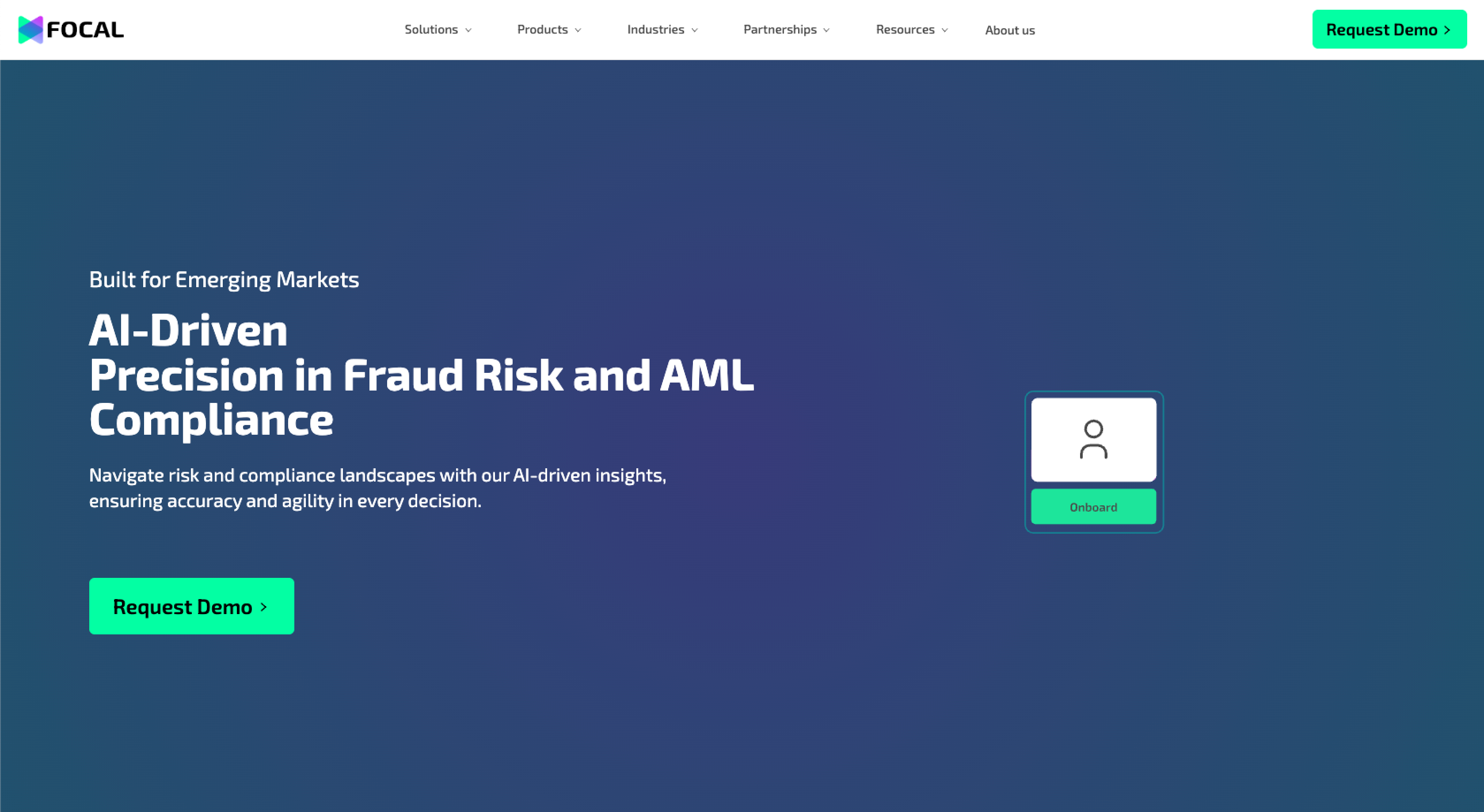 FOCAL Landing Page