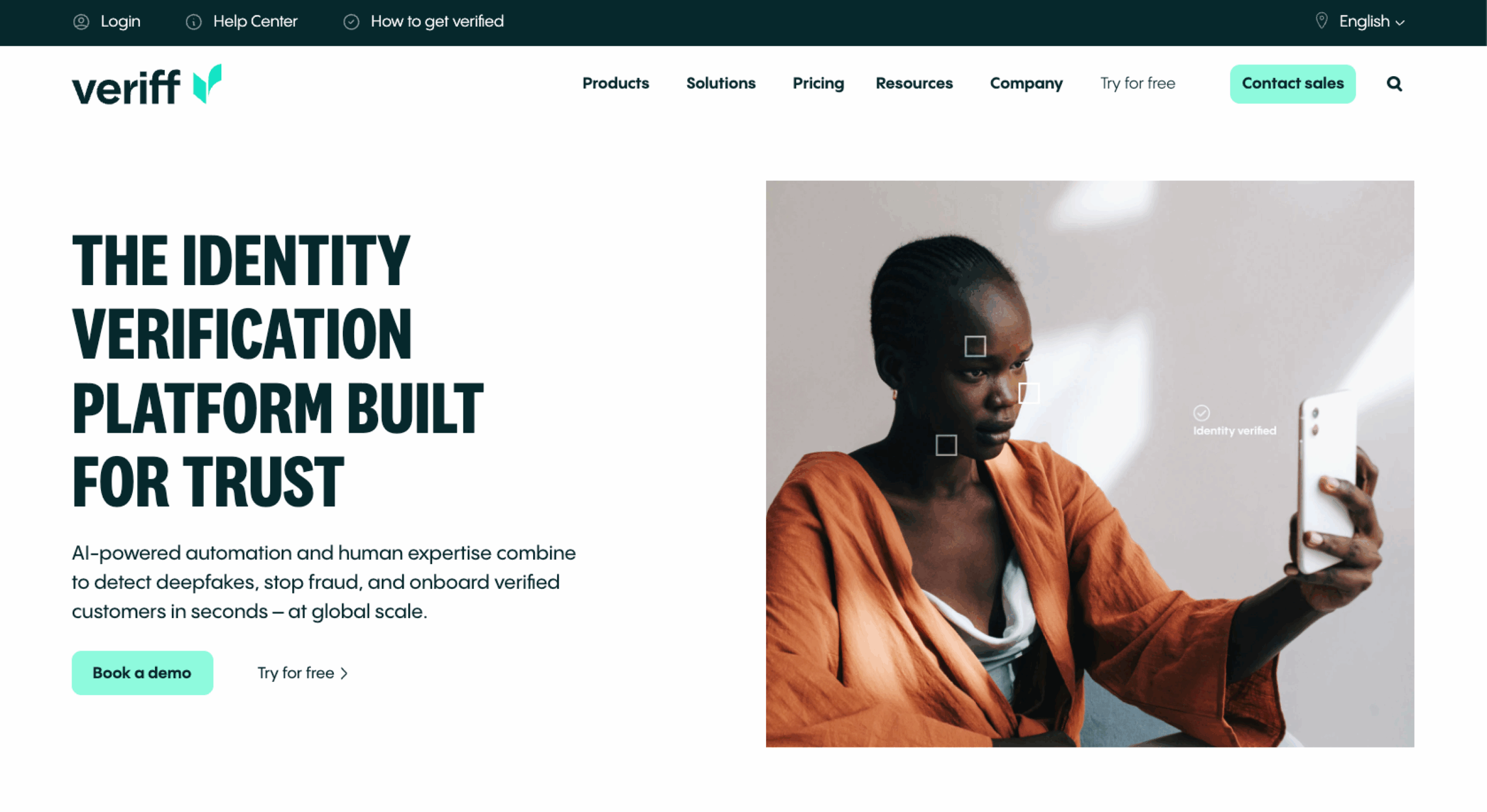 Veriff Landing Page