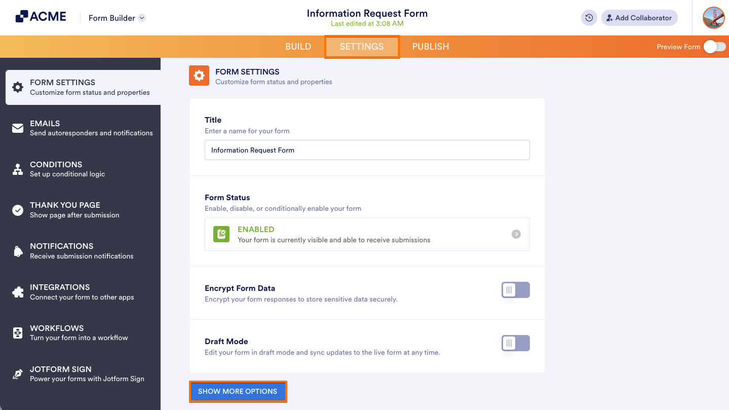 How to Enable Save and Continue Later on Forms Image-1