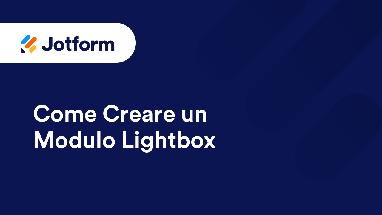 Creare Moduli