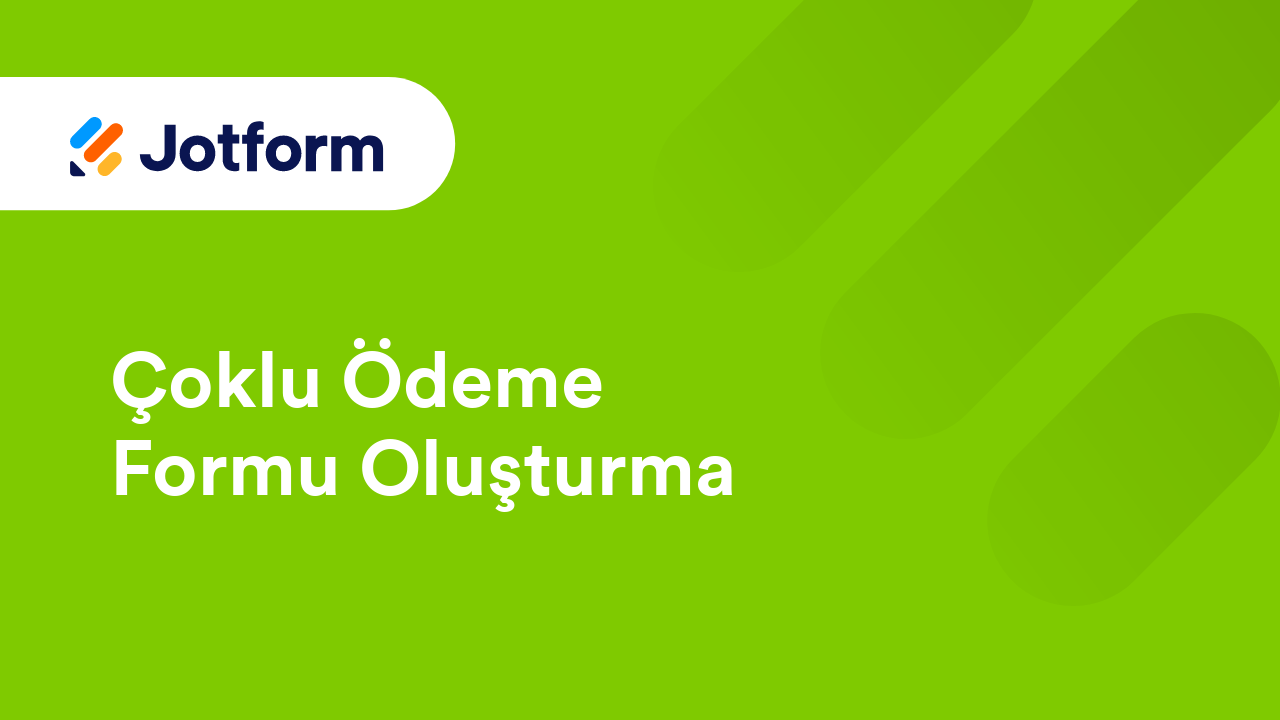 Ödeme Formları