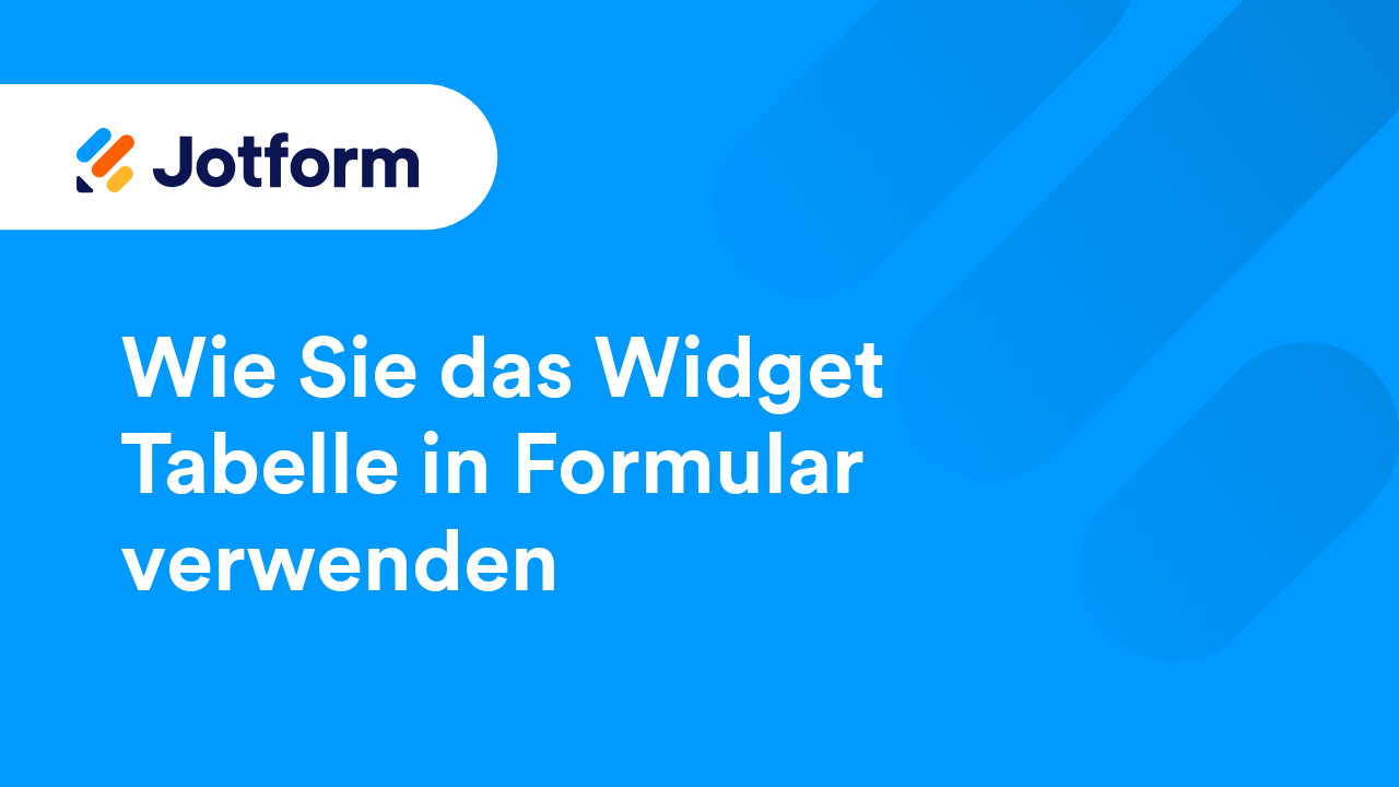 Jotform Widgets