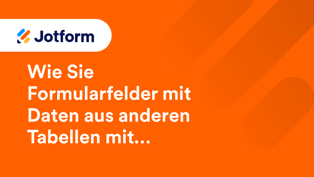 Jotform Prefill