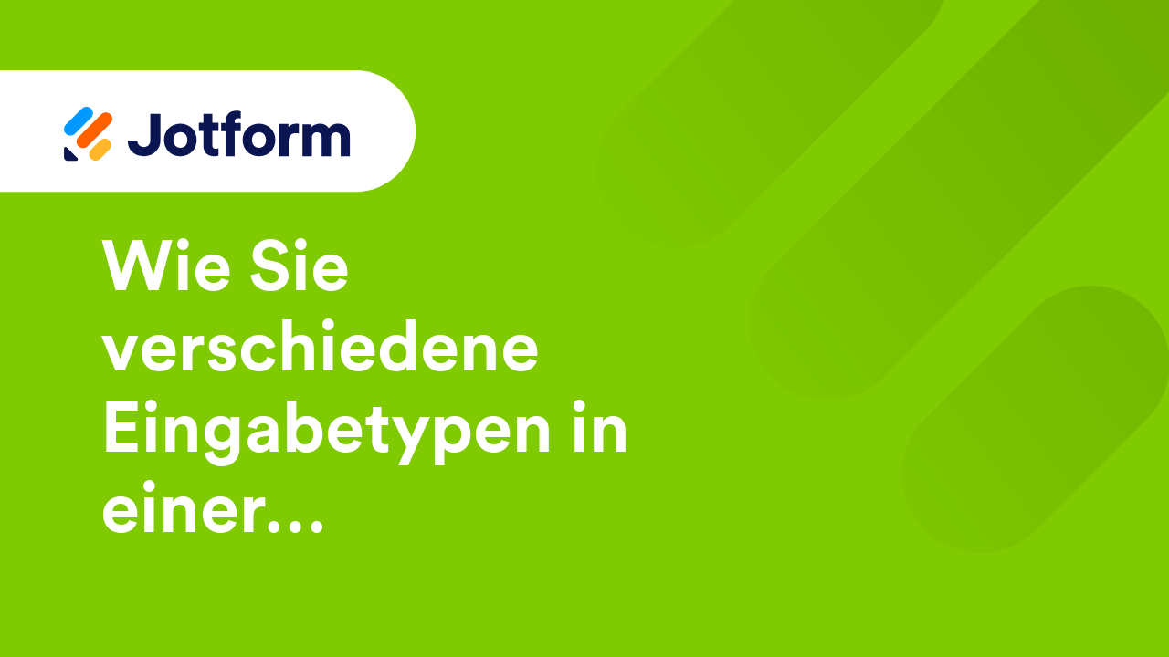 Formulare erstellen