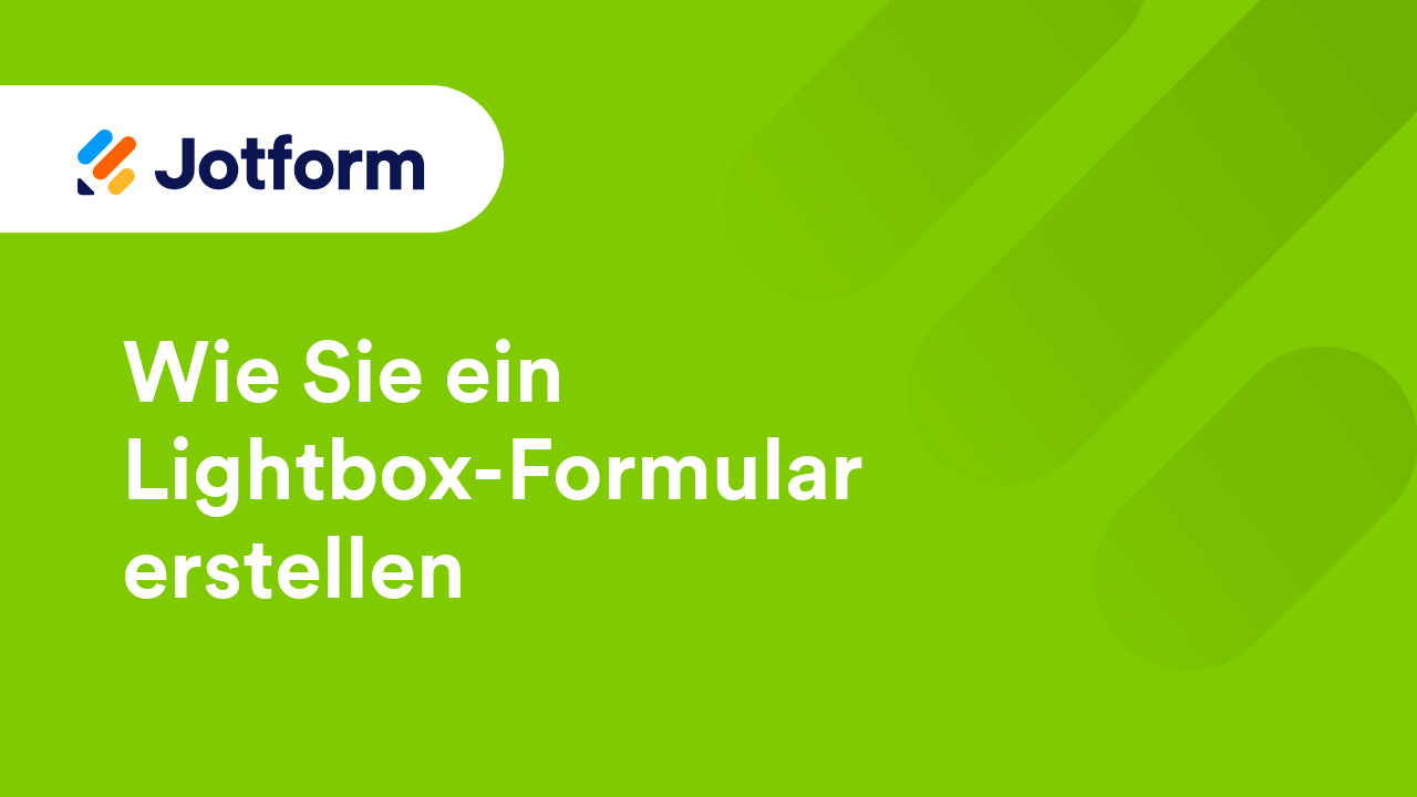 Formulare erstellen