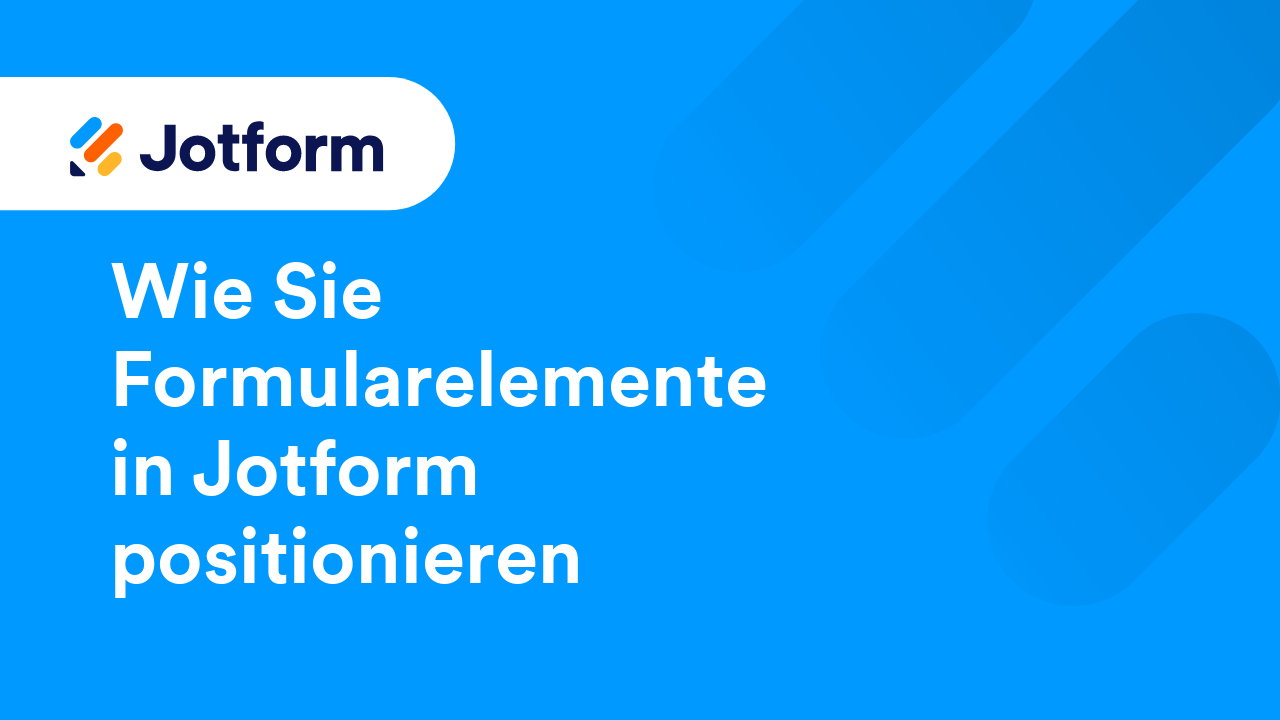 Formulare erstellen